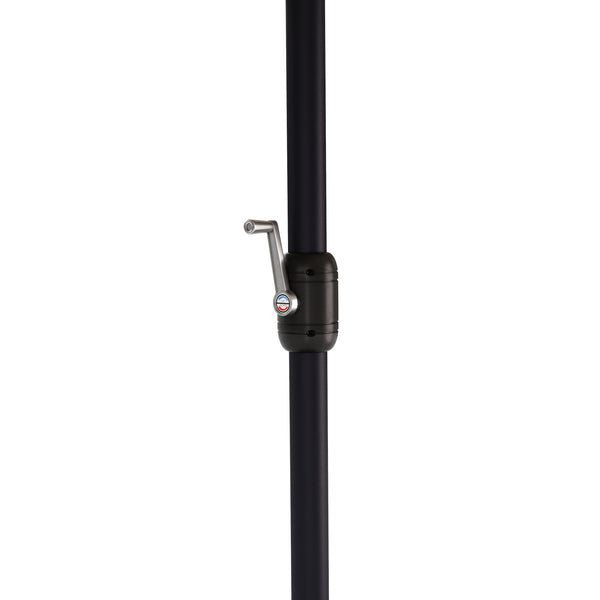 Doppel-Sonnenschirm OZE mit LED 460 x 270 cm braun