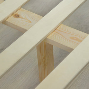 Doppelbett Holzbett 120x200cm Kiefer Natur