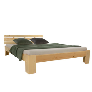 Doppelbett Holzbett 120x200cm Kiefer Natur