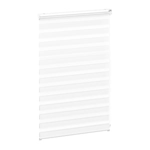 Doppelrollo DELHY 100 x 160 cm weiss