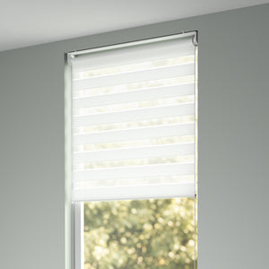 Doppelrollo DELHY 100 x 160 cm weiss