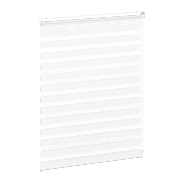 Doppelrollo DELHY 120 x 160 cm weiss