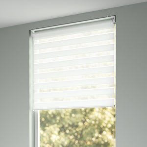 Doppelrollo DELHY 120 x 160 cm weiss