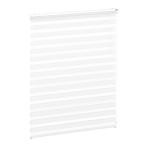 Doppelrollo DELHY 140 x 180 cm weiss