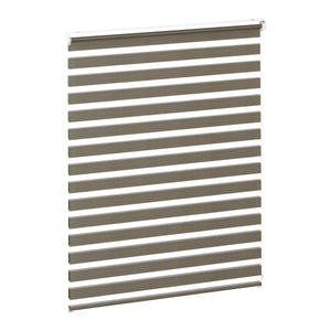Doppelrollo HANOI 140 x 180 cm braun