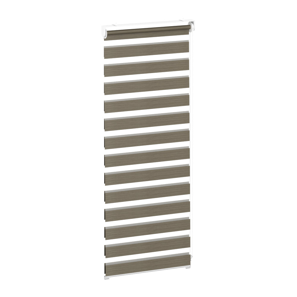 Doppelrollo HANOI 60 x 160 cm braun