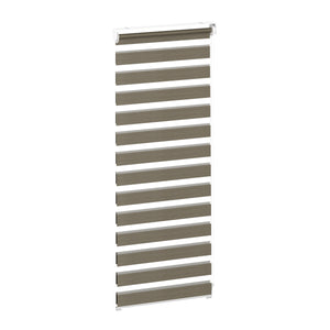 Doppelrollo HANOI 60 x 160 cm braun