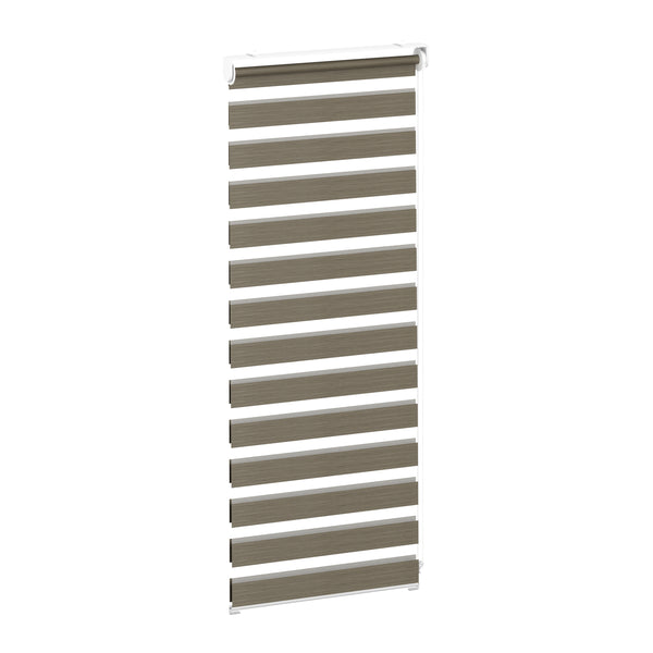 Doppelrollo HANOI 60 x 160 cm braun