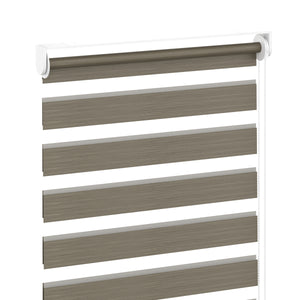 Doppelrollo HANOI 60 x 160 cm braun