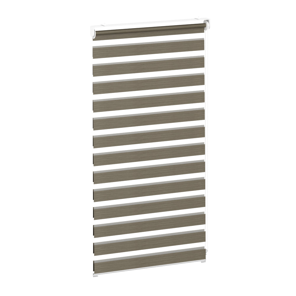 Doppelrollo HANOI 80 x 160 cm braun