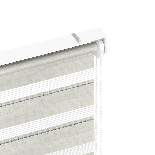 Doppelrollo PUNE 140 x 160 cm weiss