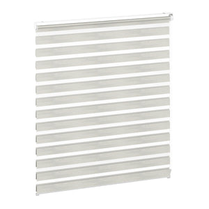 Doppelrollo PUNE 140 x 160 cm weiss