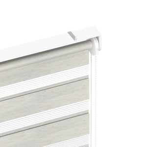 Doppelrollo PUNE 140 x 180 cm weiss