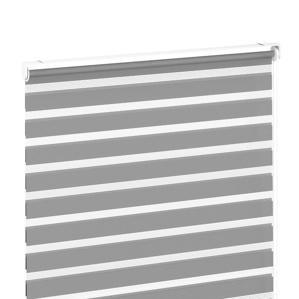 Doppelrollo TOKYO 120 x 160 cm grau
