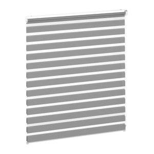 Doppelrollo TOKYO 140 x 160 cm grau