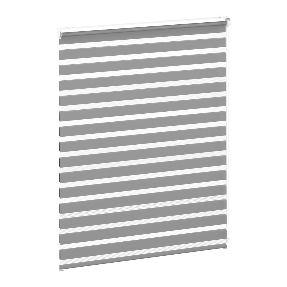 Doppelrollo TOKYO 140 x 180 cm grau