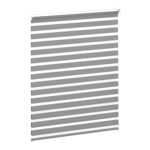 Doppelrollo TOKYO 140 x 180 cm grau