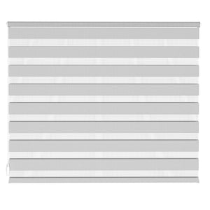 Store enrouleur double gris 120 x 100 cm