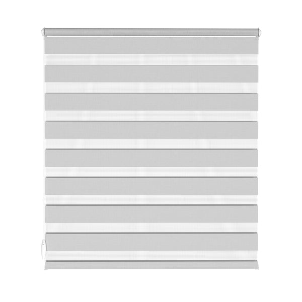 Store enrouleur double gris 90 x 100 cm