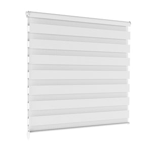 Store enrouleur double blanc 100 x 100 cm
