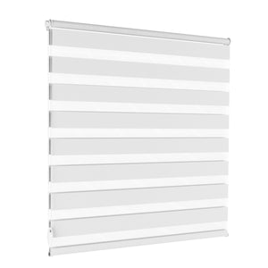 Store enrouleur double blanc 100 x 100 cm