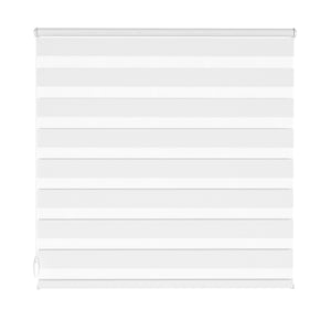 Store enrouleur double blanc 100 x 100 cm