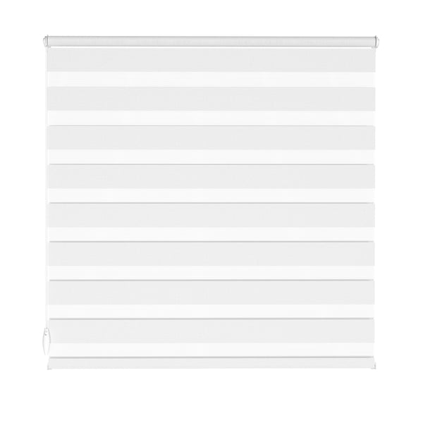 Store enrouleur double blanc 100 x 100 cm