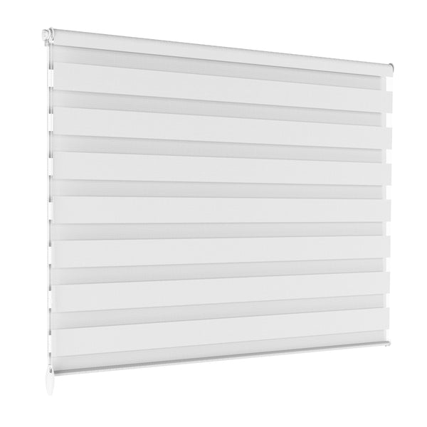 Store enrouleur double blanc 120 x 100 cm