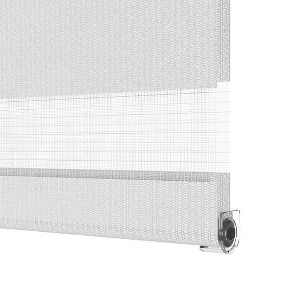 Store enrouleur double blanc 90 x 100 cm