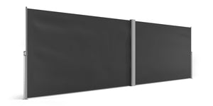 Tenda da sole bifacciale 160 x 600 cm antracite
