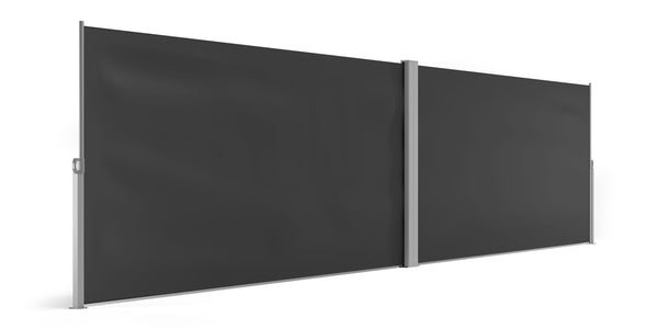 Tenda da sole bifacciale 160 x 600 cm antracite