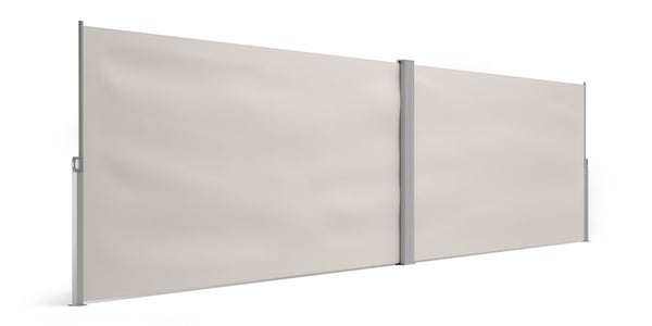 Double-sided awning 160 x 600 cm beige
