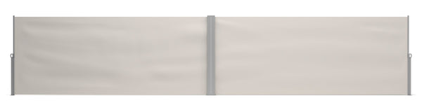 Double-sided awning 160 x 600 cm beige