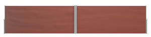 Double-sided awning 160 x 600 cm brown