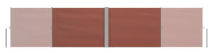 Double-sided awning 160 x 600 cm brown