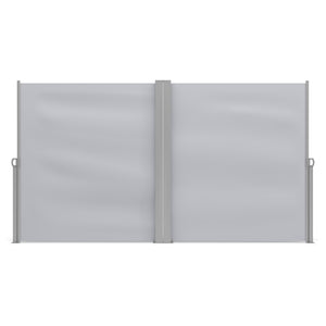Double-sided awning 160 x 600 cm grey