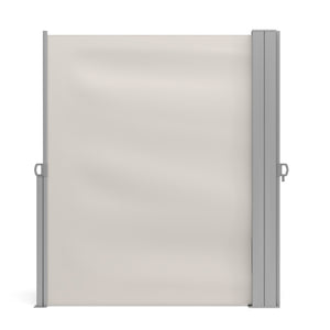 Double-sided awning 180 x 600 cm beige
