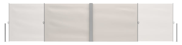 Double-sided awning 180 x 600 cm beige