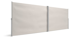 Double-sided awning 180 x 600 cm beige