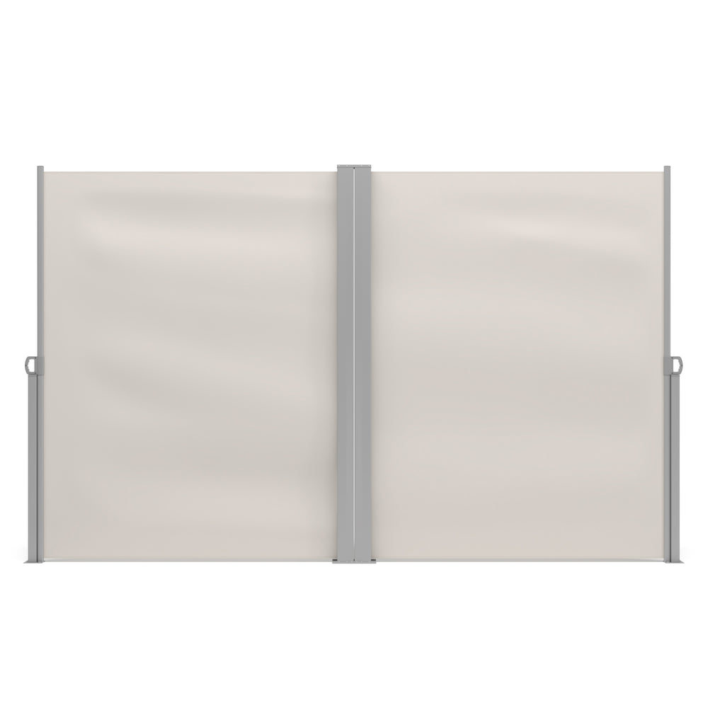 Doppelseitenmarkise 180 x 600 cm beige