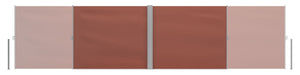 Double-sided awning 180 x 600 cm brown