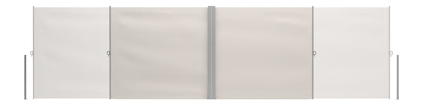Double-sided awning 200 x 600 cm beige