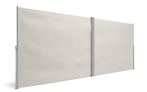 Double-sided awning 200 x 600 cm beige