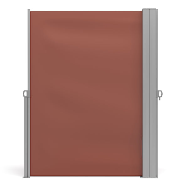 Double-sided awning 200 x 600 cm brown