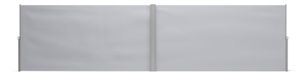 Double-sided awning 200 x 600 cm grey