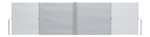 Double-sided awning 200 x 600 cm grey