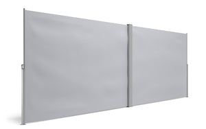 Double-sided awning 200 x 600 cm grey