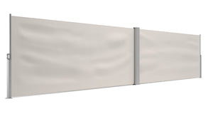 Tenda da sole bifacciale 120 x 800 cm beige