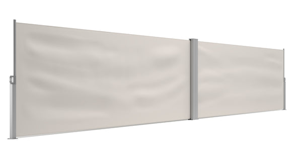 Tenda da sole bifacciale 120 x 800 cm beige