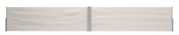 Tenda da sole bifacciale 120 x 800 cm beige